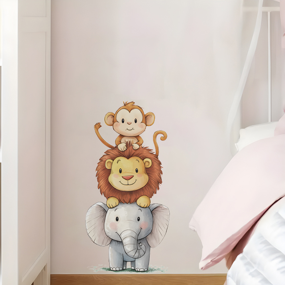 Animals Baby Nursery - Милые наклейки на стену с лесными