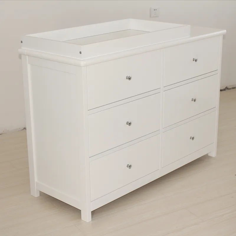 Baby Nursery Dresser - Белый детский шкаф для хранения с