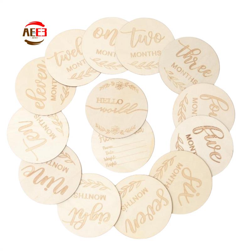 Milestone Card Set - AEE3-деревянные вехи карты и диски, набор