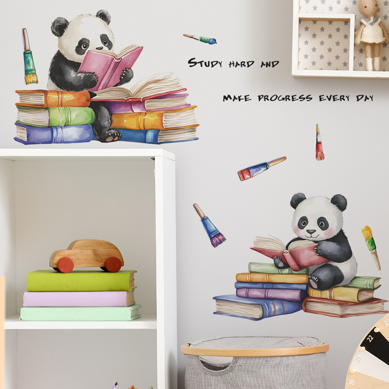 Baby Nursery Vinyl Wall Stickers - Обучающие 3D-наклейки на стену с милой