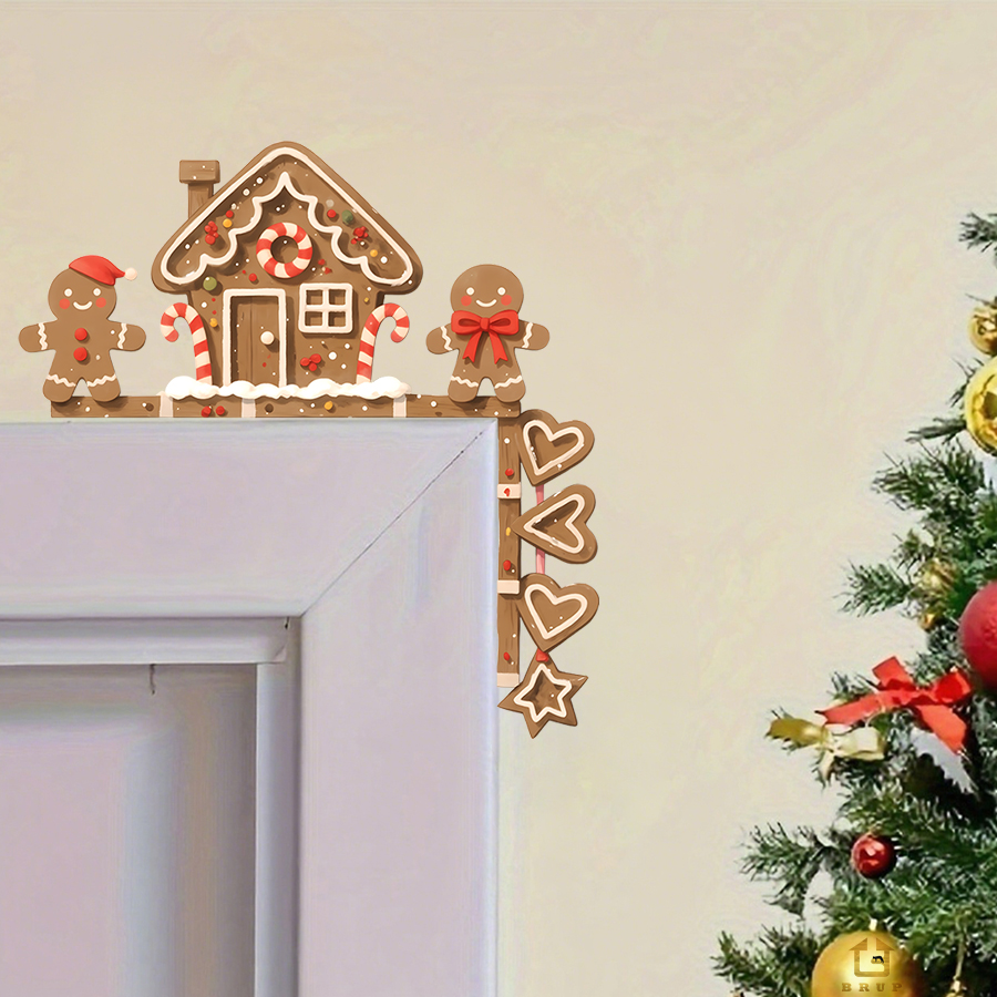 Baby Nursery Vinyl Wall Stickers - Рождественская наклейка на стену с пряничным