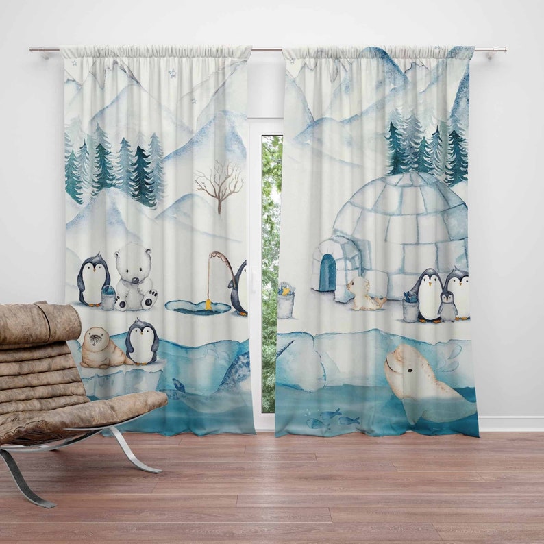 Baby Nursery Blackout Curtains - Занавеска для детской комнаты с изображением