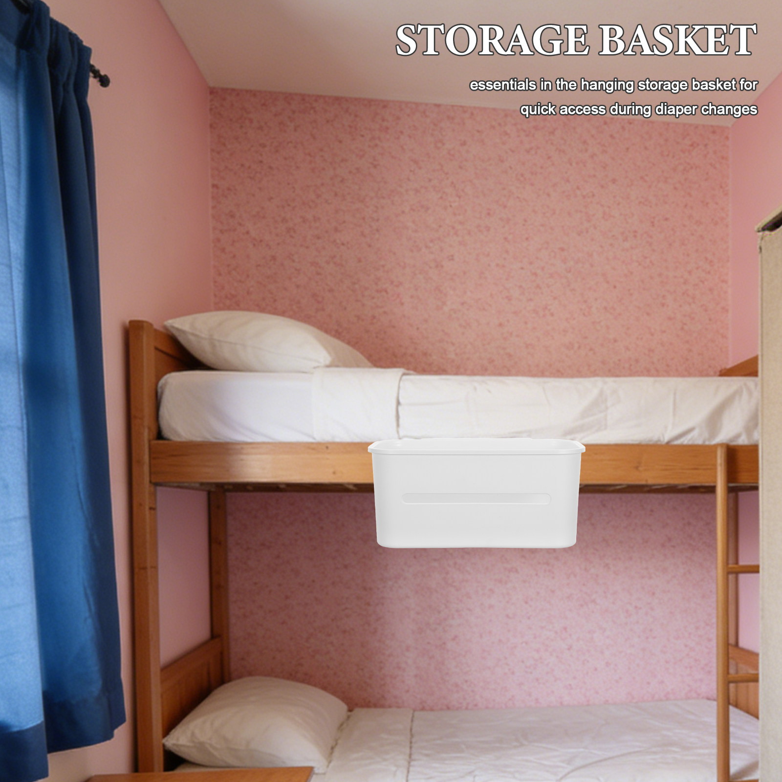 Baby Nursery Storage - Подвесная корзина-органайзер для детской кроватки: для