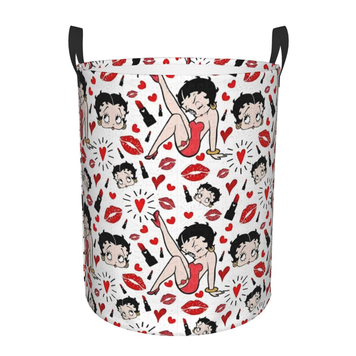 Baby Nursery Laundry Basket - Корзина для белья с мультяшной девочкой