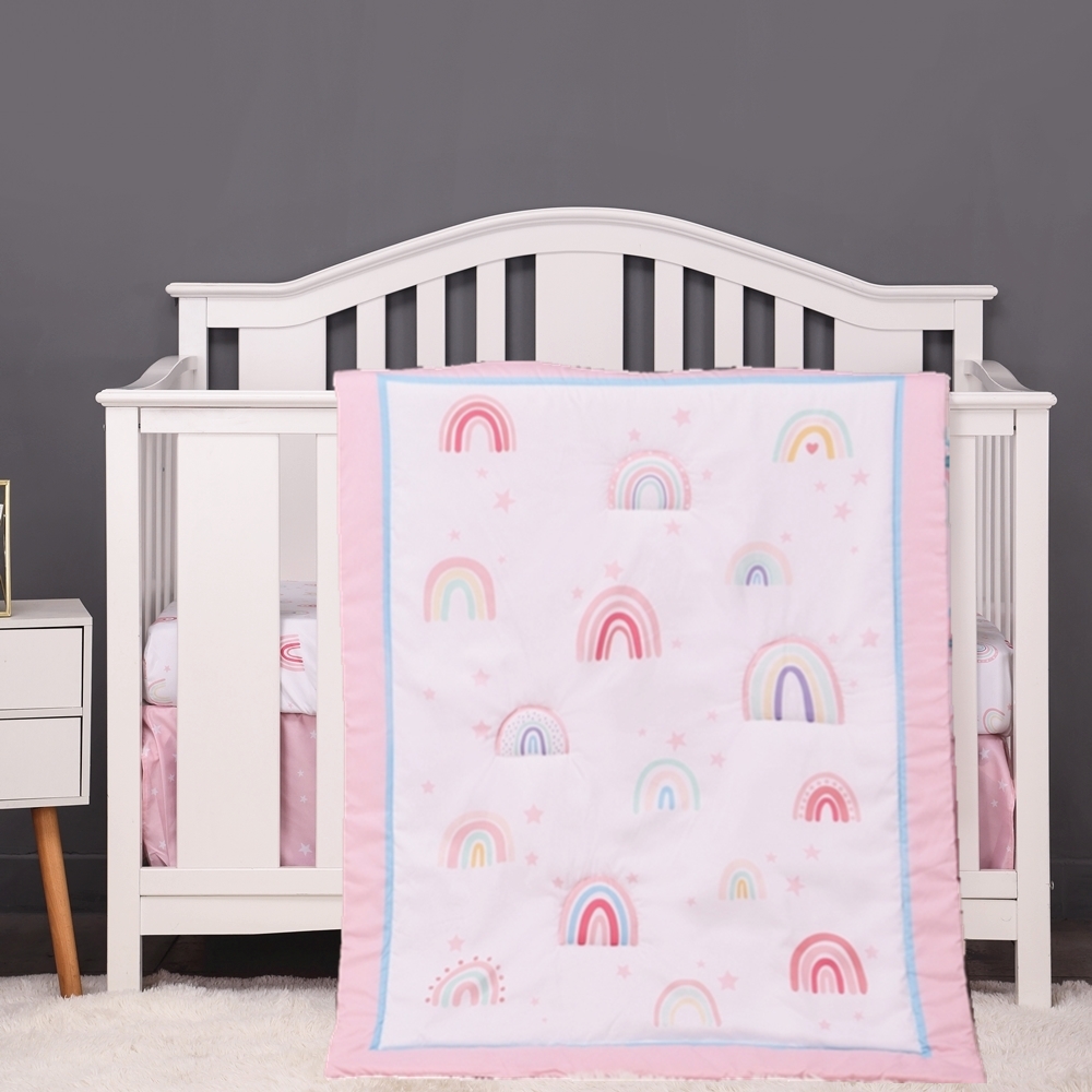 Baby Nursery Bedding Sets - 3 шт. Радужная детская кроватка, детский