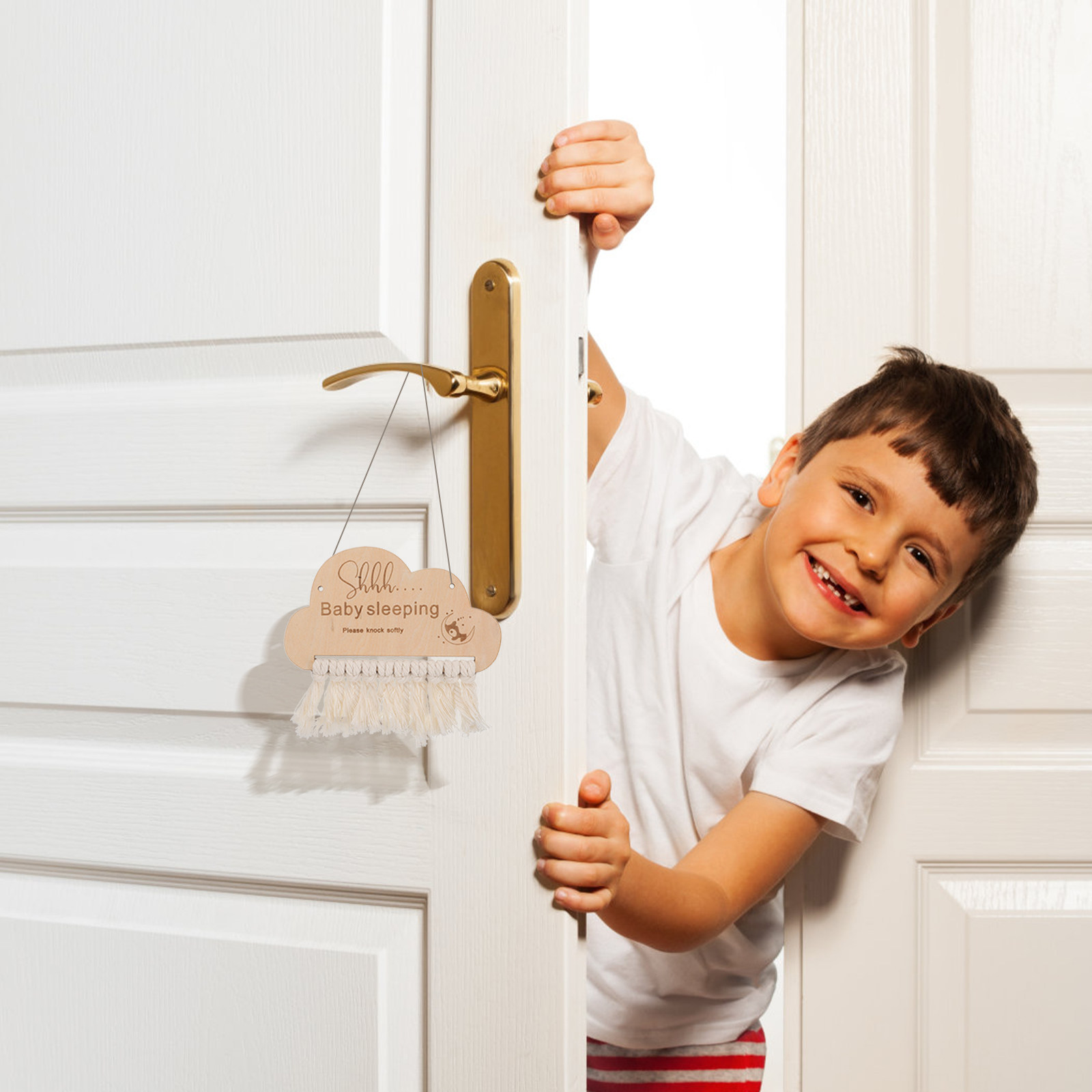 Baby Nursery Hangers - Деревянная табличка для двери с надписью