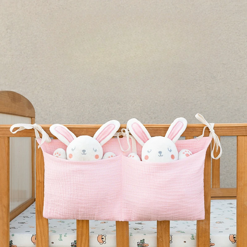 Baby Nursery Organiser - 2 кармана, прикроватный подвесной органайзер для