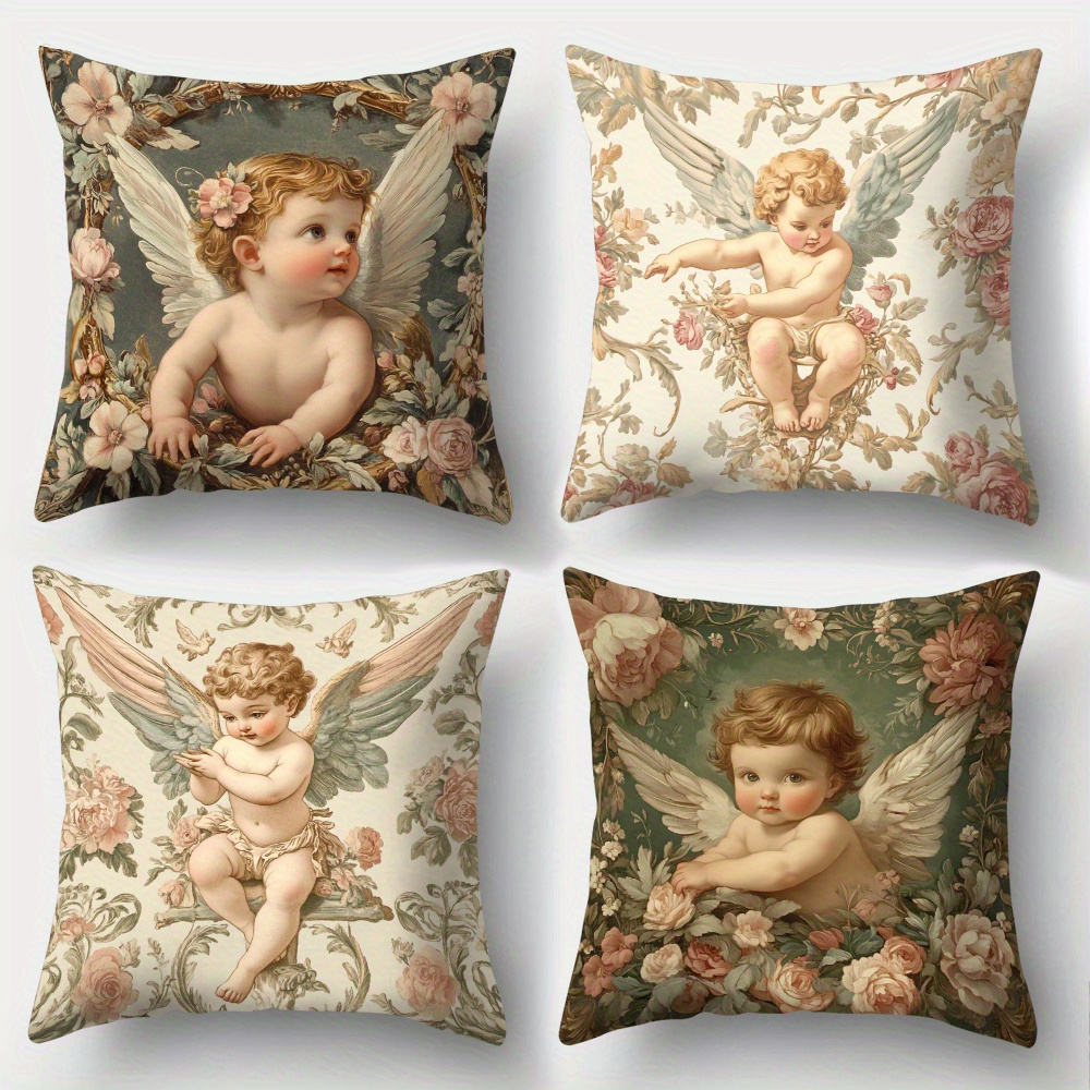 Baby Nursery Vintage - Набор из 4 наволочек с принтом