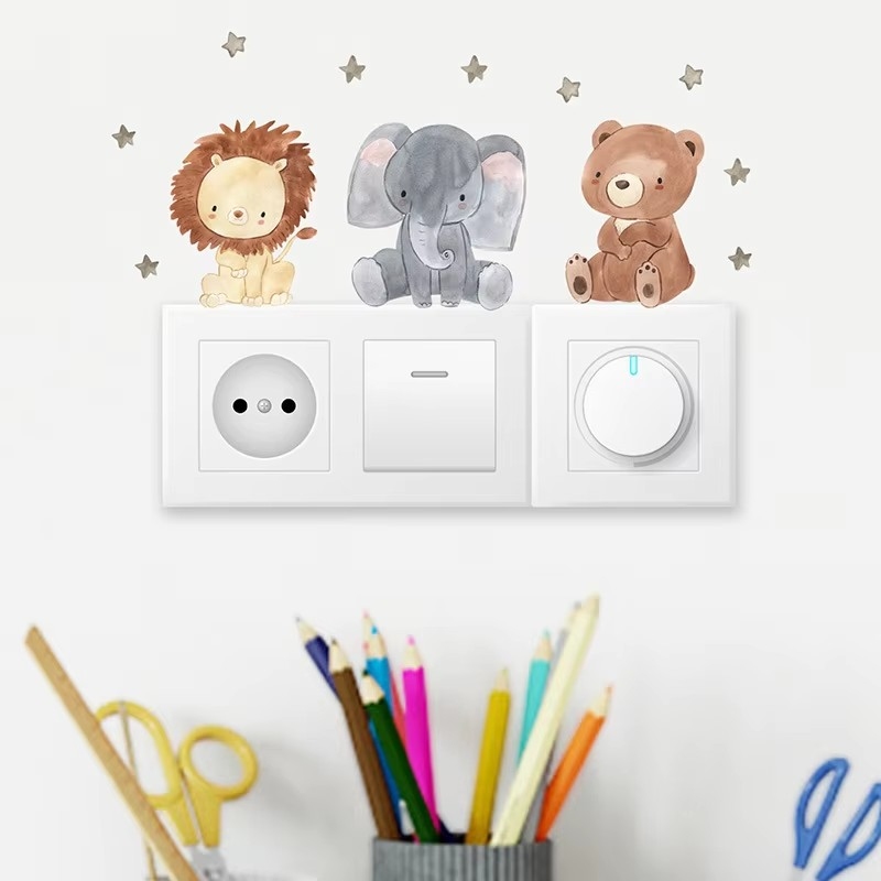 Baby Nursery Vinyl Wall Stickers - Милые наклейки на стену с лесными