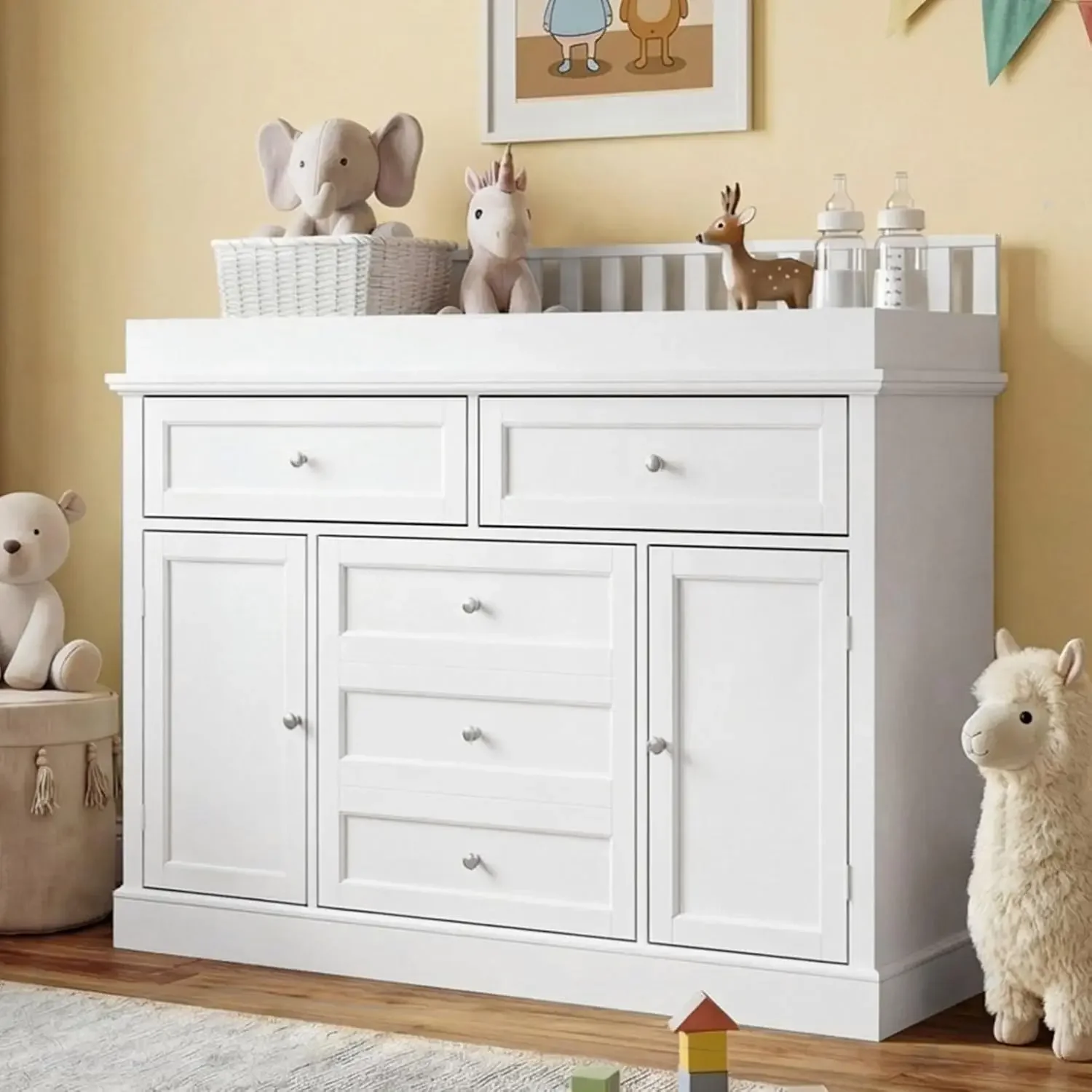 Baby Nursery Dresser - Детский комод 46 с пеленальным столиком,
