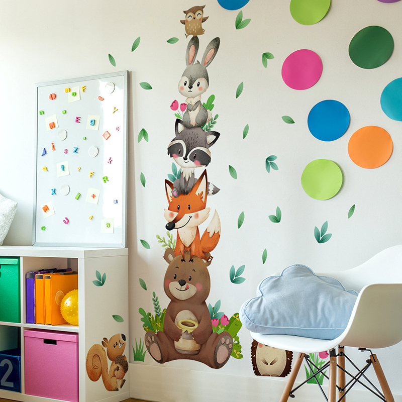 Наклейка на стену с мультяшным – обзор и цена Baby Nursery Vinyl Wall Stickers