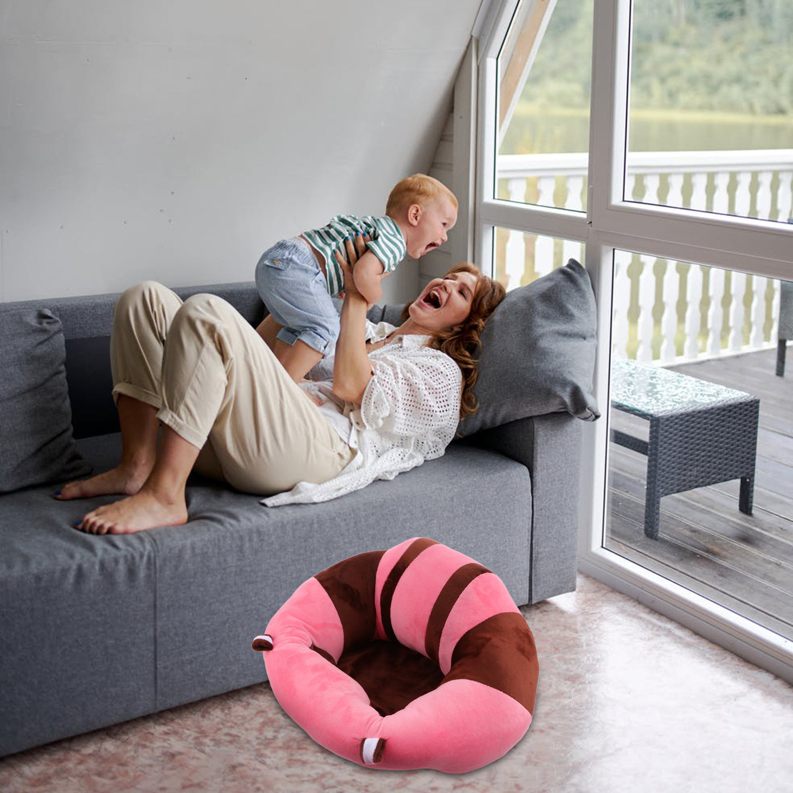 Детское сиденье-подушка для ма – обзор и цена Baby Nursery Cushion