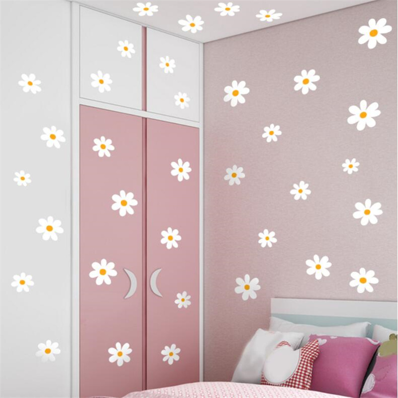 Наклейки на стену с цветами ро – обзор и цена Baby Nursery Vinyl Wall Stickers