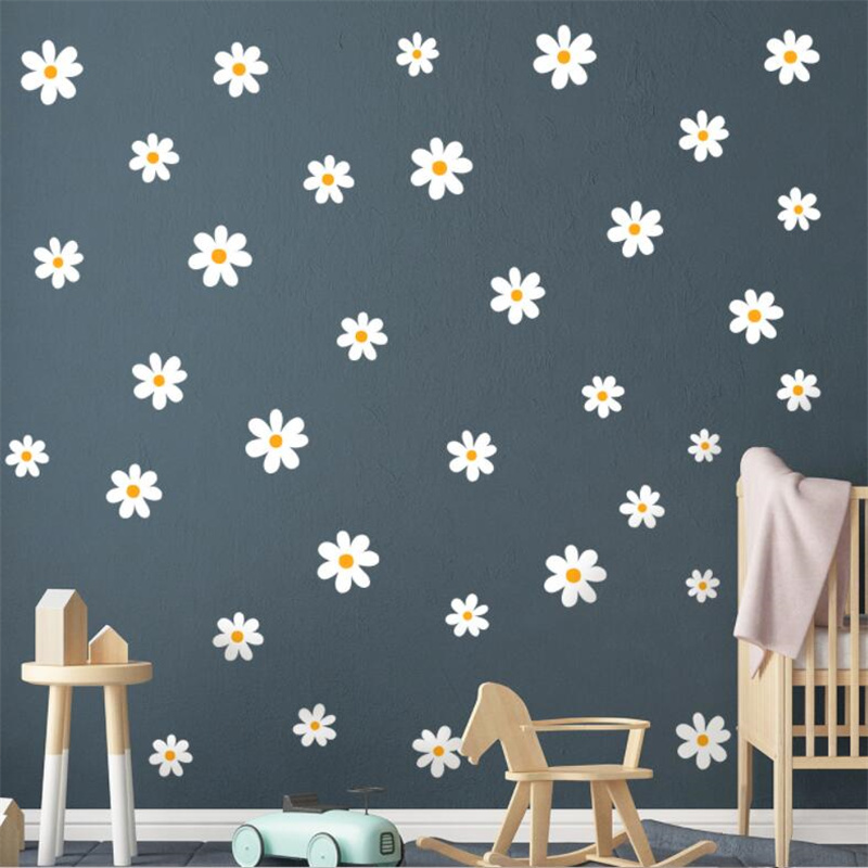Наклейки на стену с цветами ро – обзор и цена Baby Nursery Vinyl Wall Stickers