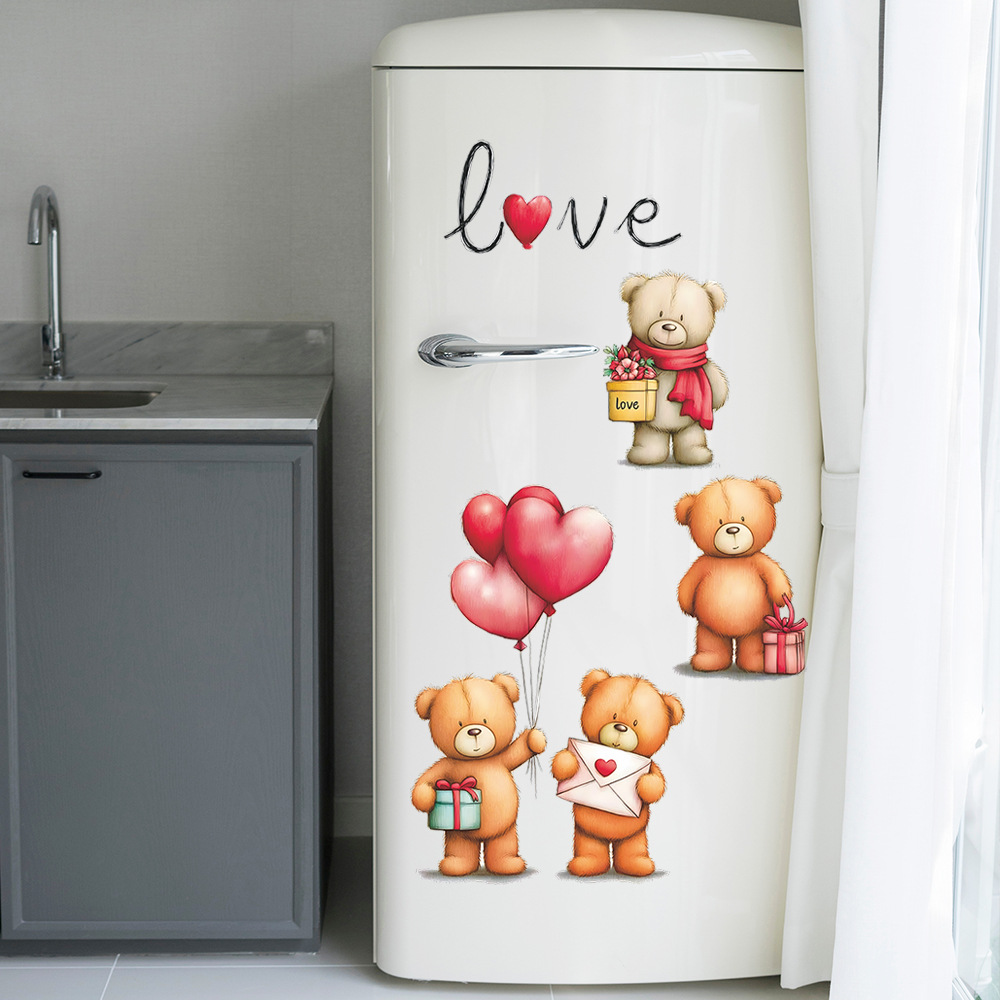Романтический мультяшный медве – обзор и цена Baby Nursery Vinyl Wall Stickers