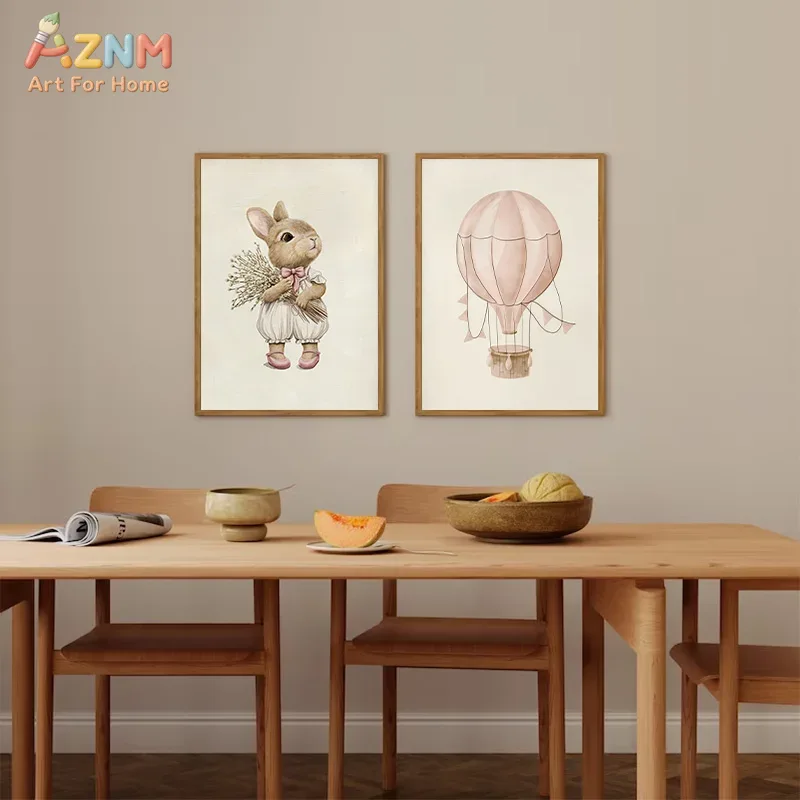 AZNM Картина на холсте в стиле – обзор и цена Baby Nursery Vintage Decor