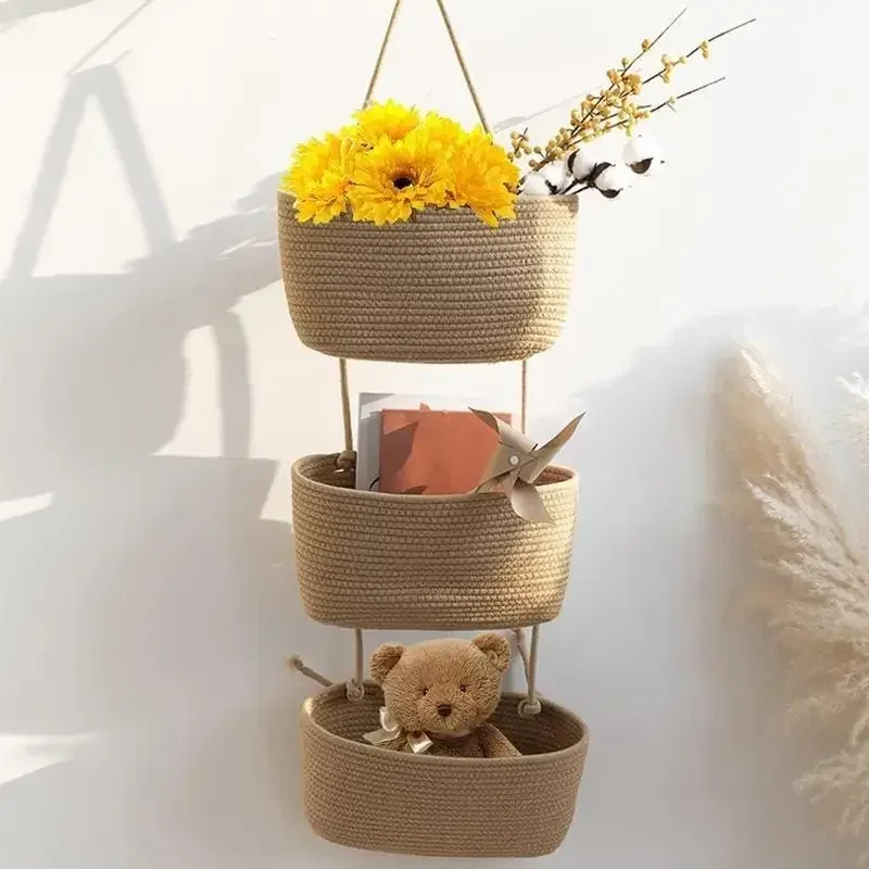 Трехъярусная плетеная хлопкова – обзор и цена Baby Nursery Laundry Basket