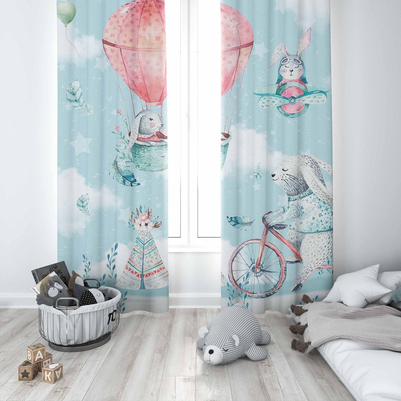 Занавеска для детской комнаты  – обзор и цена Baby Nursery Blackout Curtains