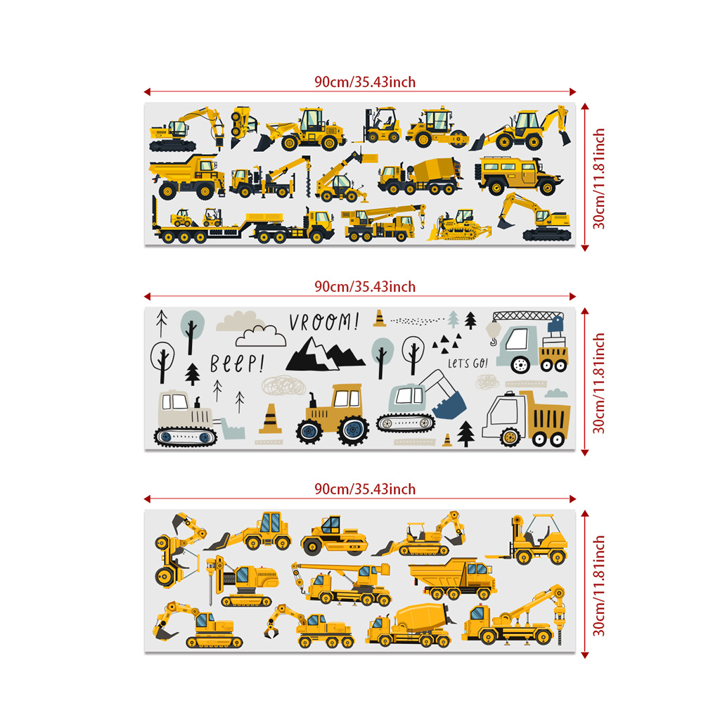 Мультяшный экскаватор, инженер – обзор и цена Baby Nursery Wall Stickers