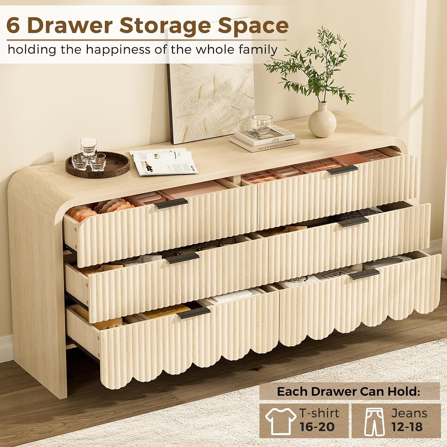 Деревянный комод с 6 ящиками д – обзор и цена Baby Nursery Dresser