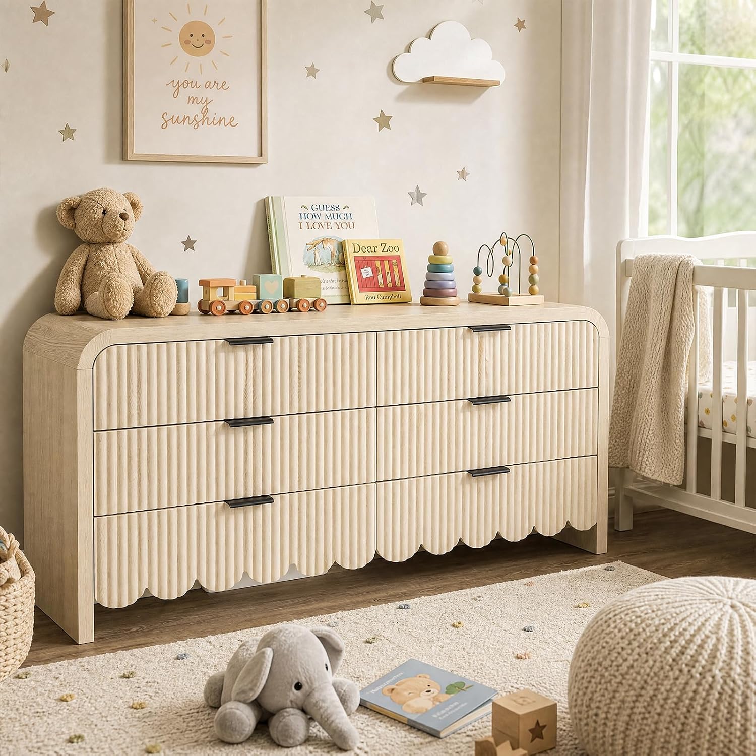 Деревянный комод с 6 ящиками д – обзор и цена Baby Nursery Dresser