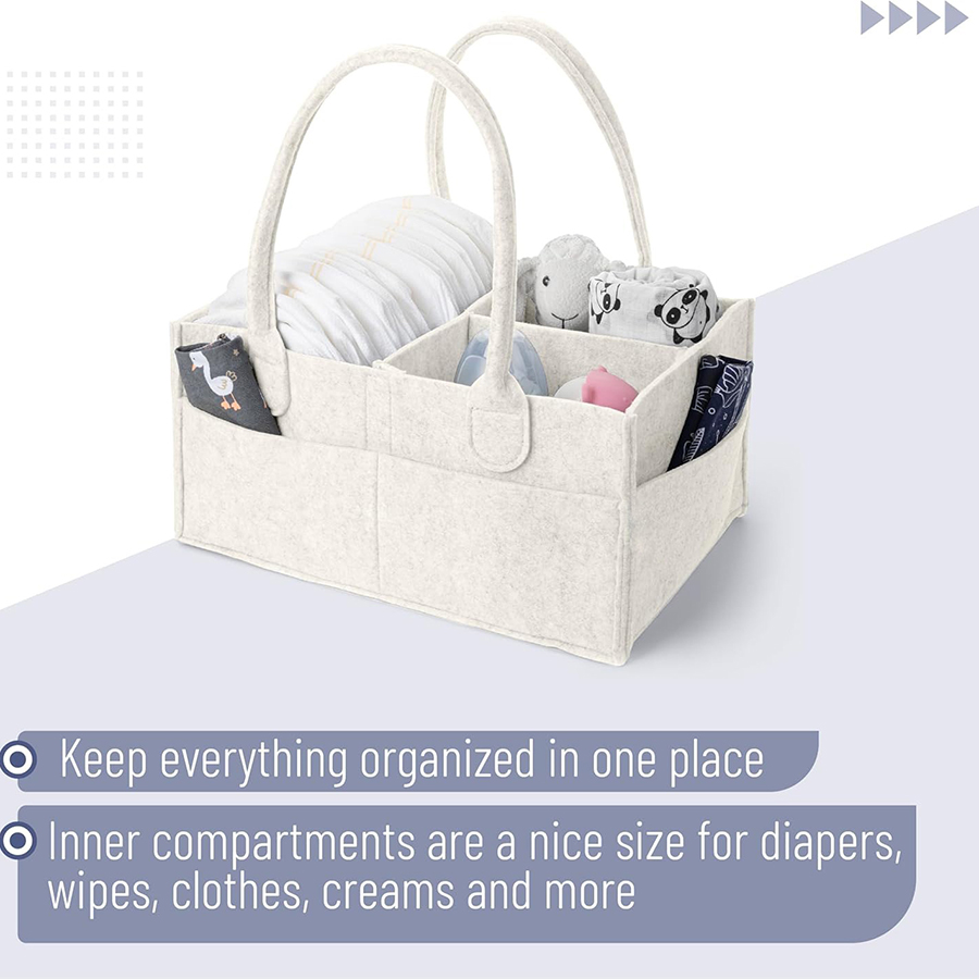 Детская войлочная корзина-орга – обзор и цена Baby Nursery Organiser