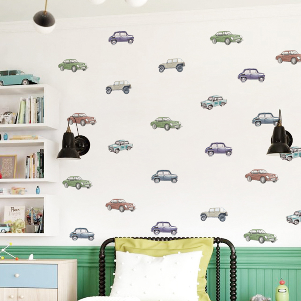Cartoon Kids Transport Samochó – обзор и цена Baby Nursery Wall Stickers