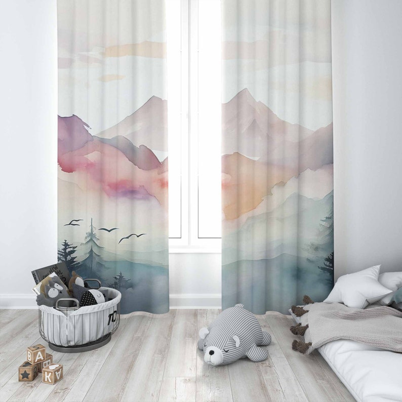 Занавеска для детской комнаты  – обзор и цена Baby Nursery Blackout Curtains