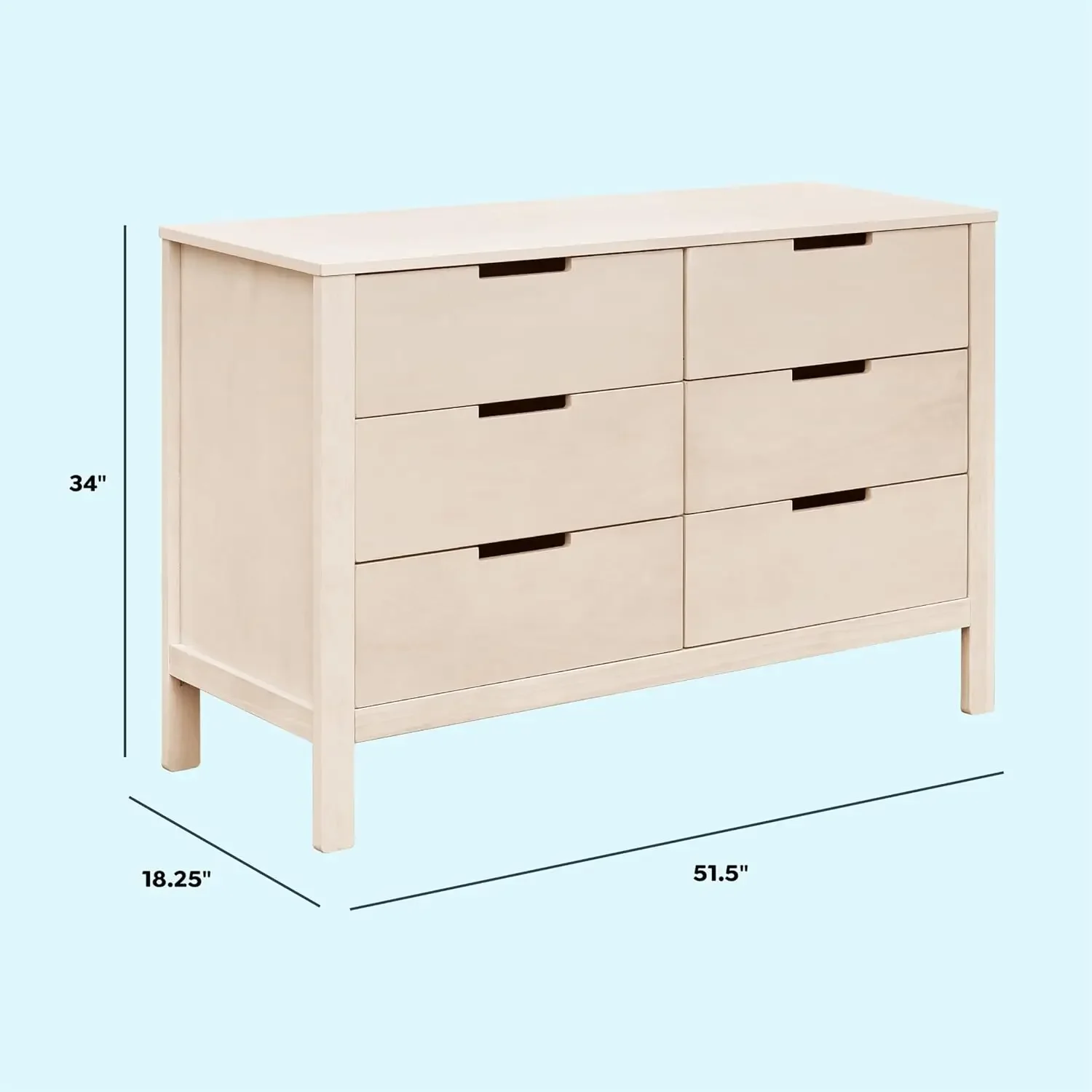 Двойной комод для детской комн – обзор и цена Baby Nursery Dresser