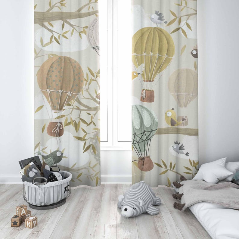 Шторы для воздушных шаров с пт – обзор и цена Baby Nursery Blackout Curtains