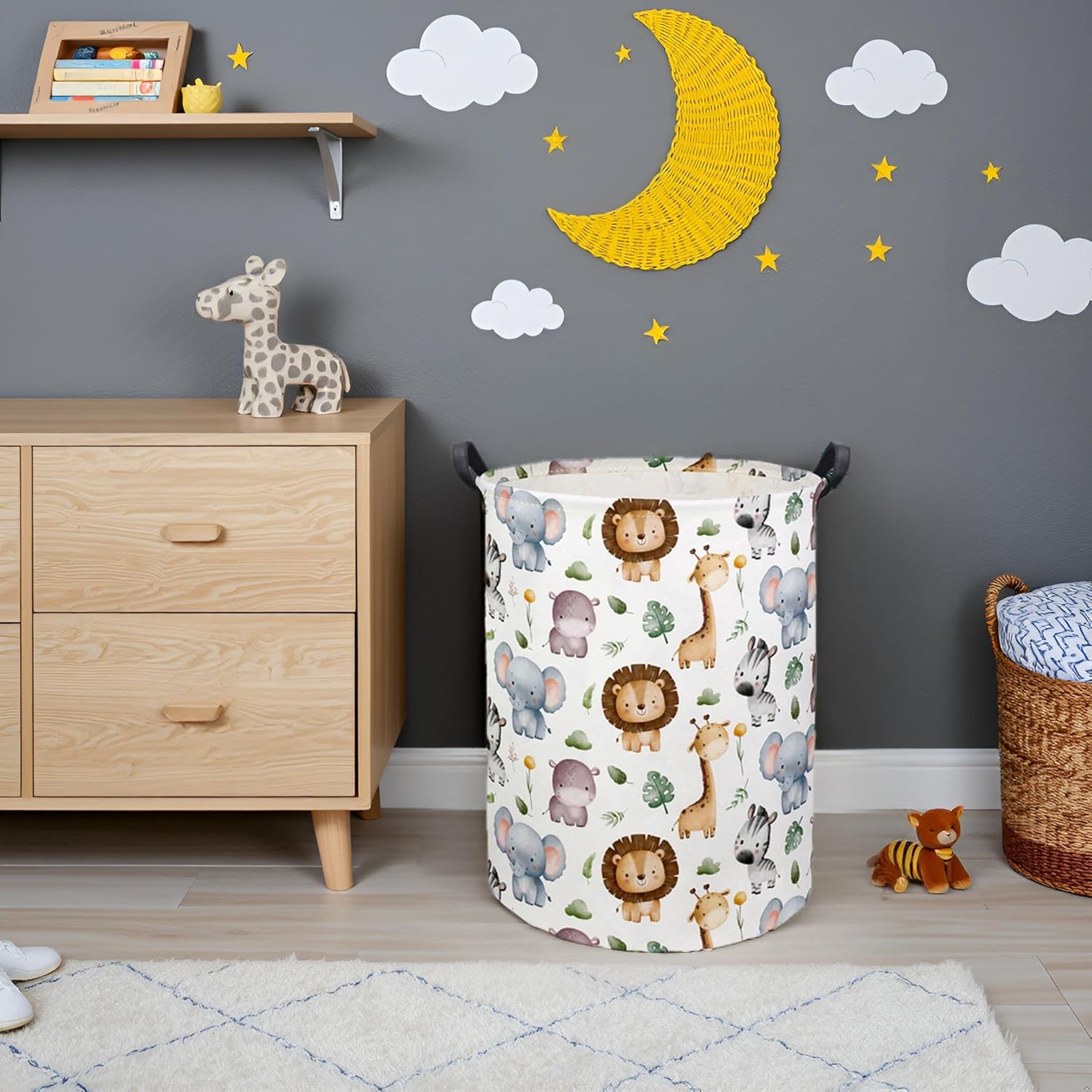 Детская корзина для белья, дет – обзор и цена Baby Nursery Laundry Basket