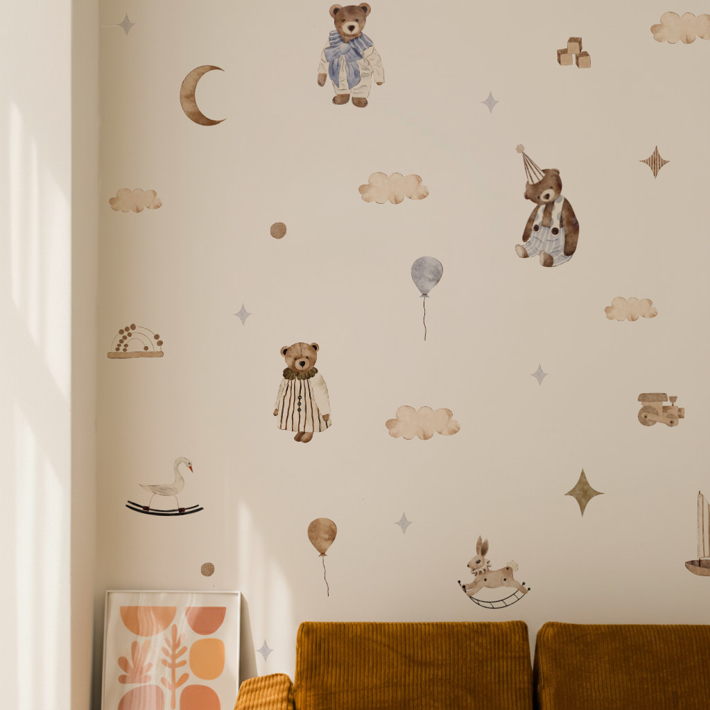 Наклейки на стену в стиле бохо – обзор и цена Baby Nursery Vintage Decor
