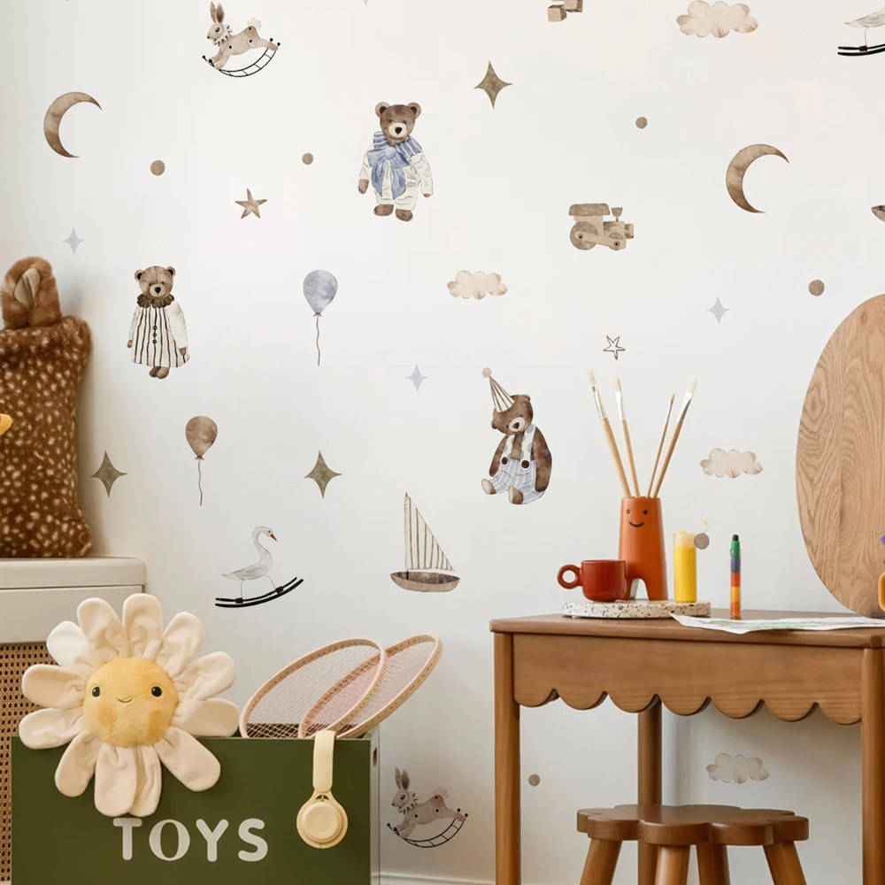 Наклейки на стену в стиле бохо – обзор и цена Baby Nursery Vintage Decor
