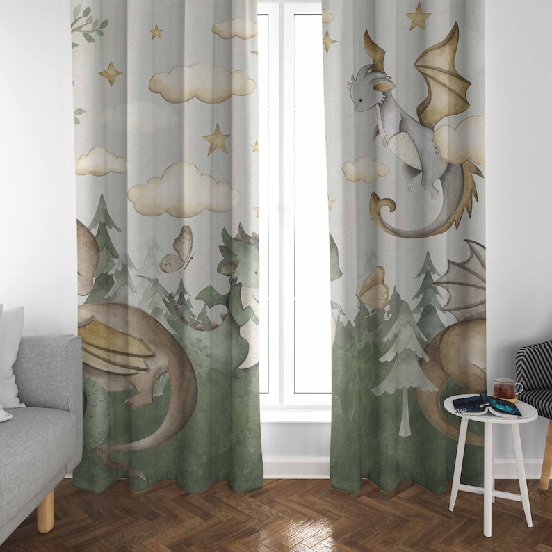 Детские шторы с изображением м – обзор и цена Baby Nursery Blackout Curtains
