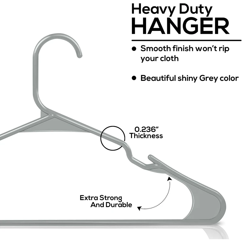 Набор из 20/60 черных пластико – обзор и цена Baby Nursery Hangers
