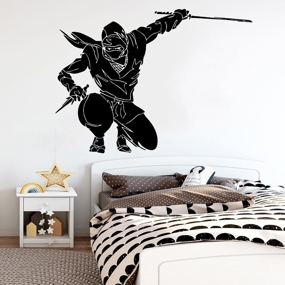 Ниндзя, наклейка на стену, япо – обзор и цена Baby Nursery Wall Stickers