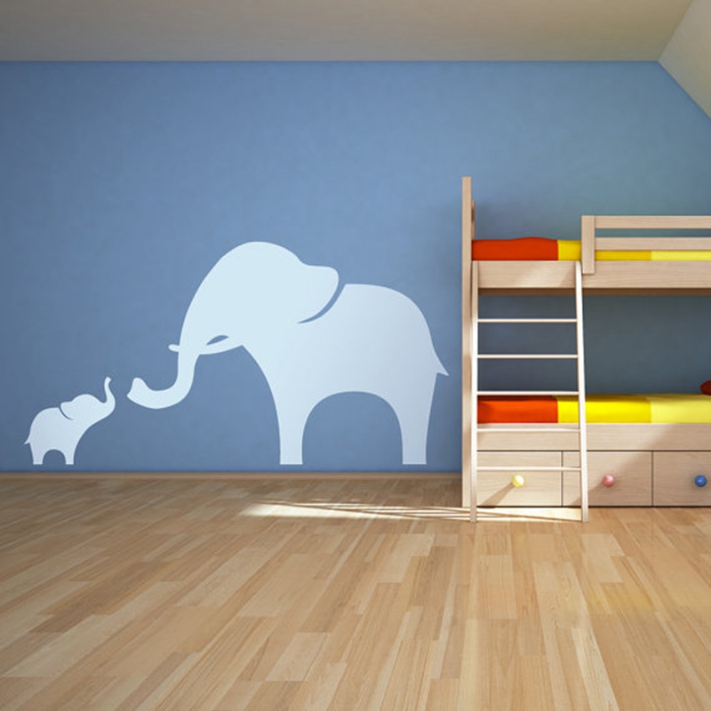 Мама и слоненок наклейка на ст – обзор и цена Baby Nursery Vinyl Wall Stickers