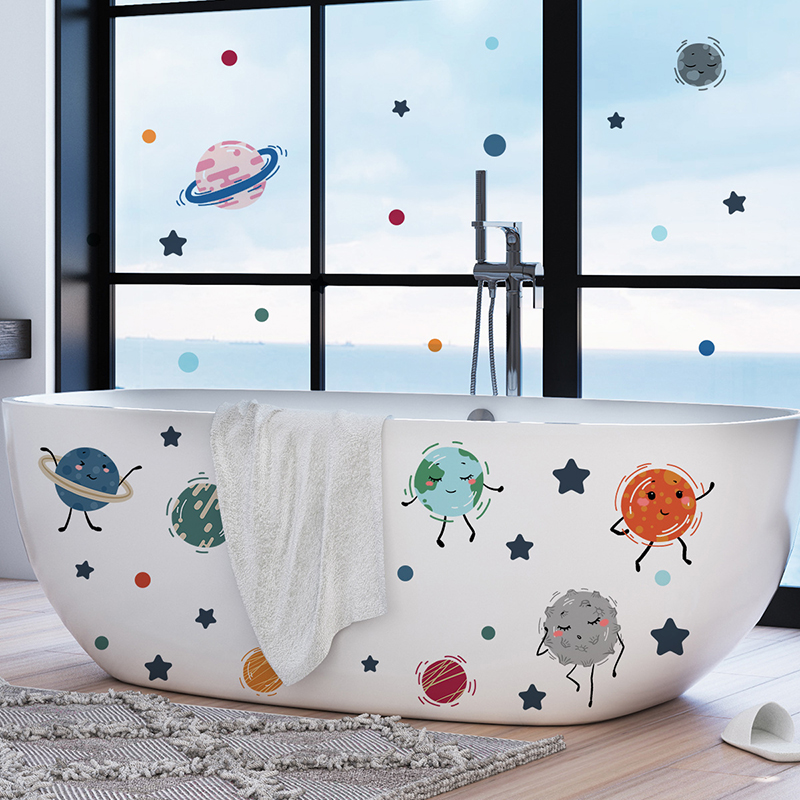 Мультяшная солнечная система,  – обзор и цена Baby Nursery Vinyl Wall Stickers