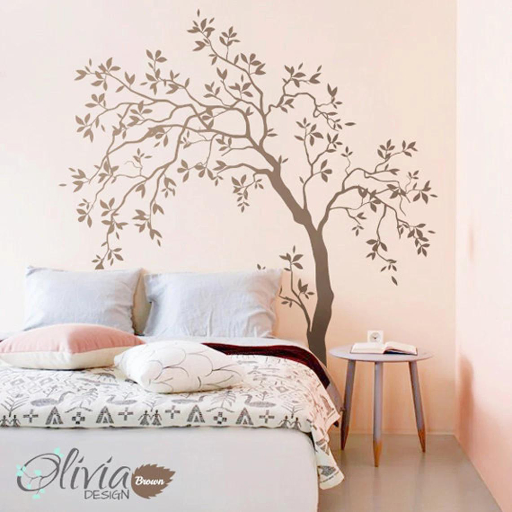 Большое дерево стикер на стену – обзор и цена Baby Nursery Vinyl Wall Stickers