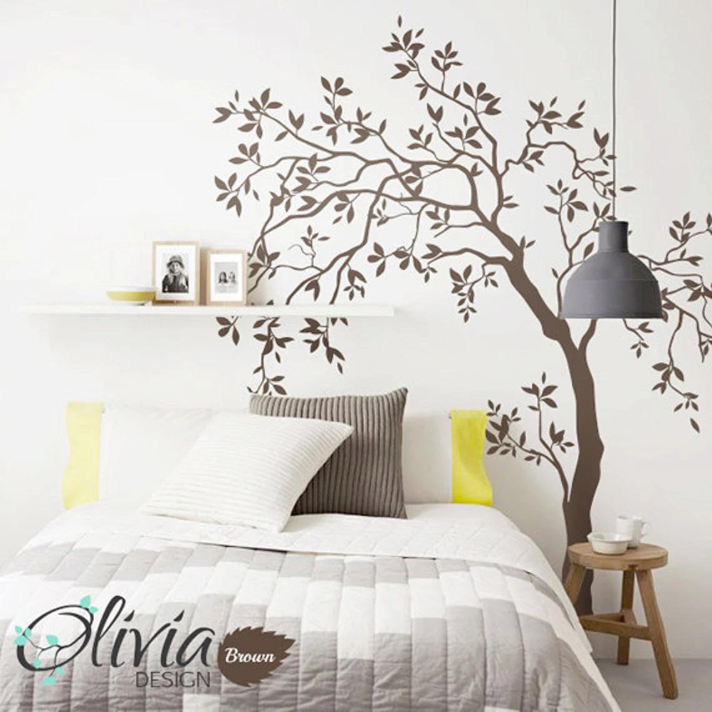 Большое дерево стикер на стену – обзор и цена Baby Nursery Vinyl Wall Stickers