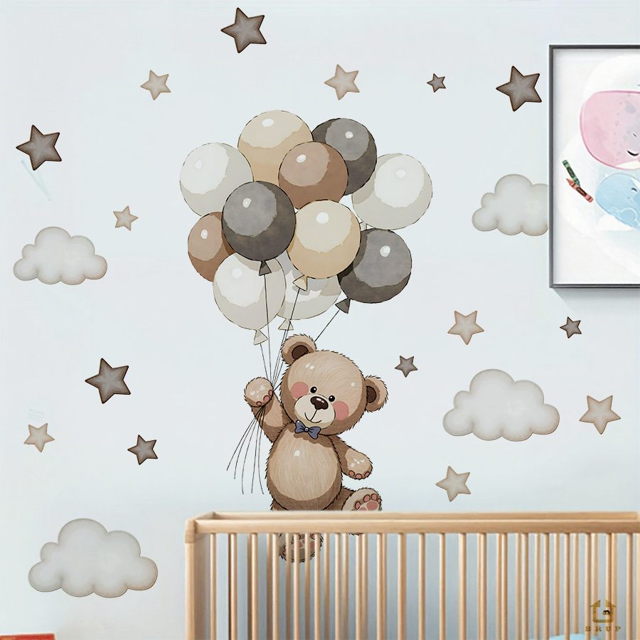 Мультяшный плюшевый мишка, воз – обзор и цена Baby Nursery Vinyl Wall Stickers