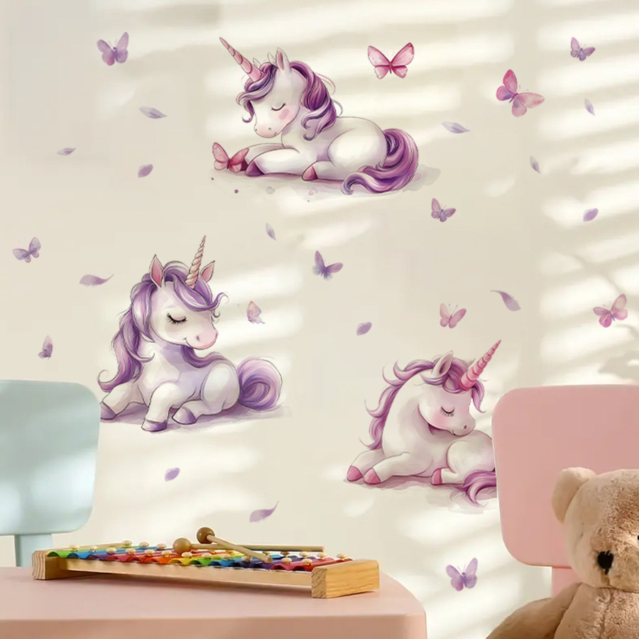 Мультяшная фантазия Единорог с – обзор и цена Baby Nursery Vinyl Wall Stickers