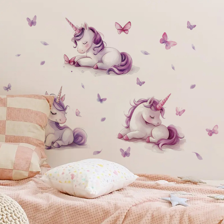 Мультяшная фантазия Единорог с – обзор и цена Baby Nursery Vinyl Wall Stickers