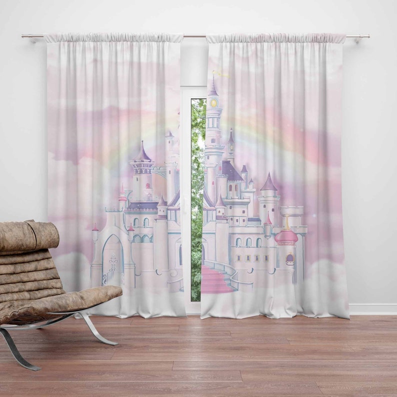 Замок принцессы, детская занав – обзор и цена Baby Nursery Blackout Curtains