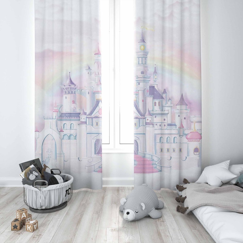 Замок принцессы, детская занав – обзор и цена Baby Nursery Blackout Curtains