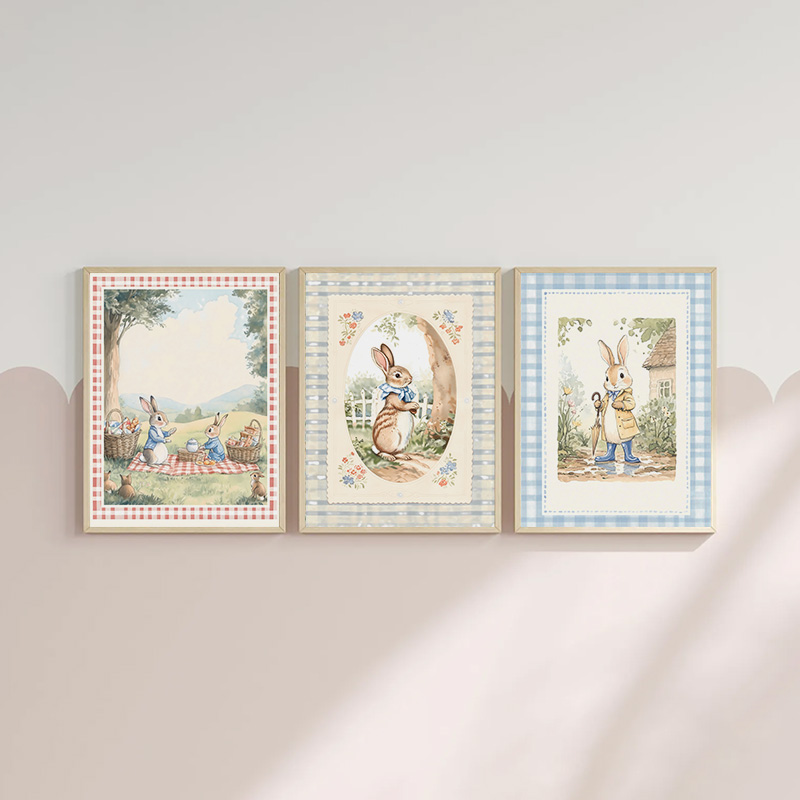 Винтажный синий клетчатый худо – обзор и цена Baby Nursery Vintage Decor