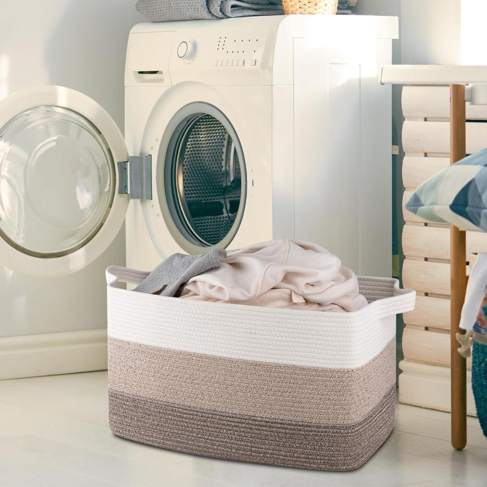 Очень большая плетеная корзина – обзор и цена Baby Nursery Laundry Basket