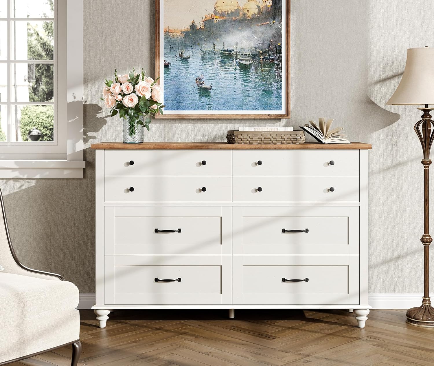 Современный детский комод с 7  – обзор и цена Baby Nursery Dresser