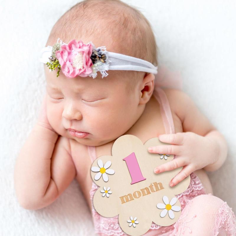 Деревянные детские ежемесячные – обзор и цена Milestone Card Set