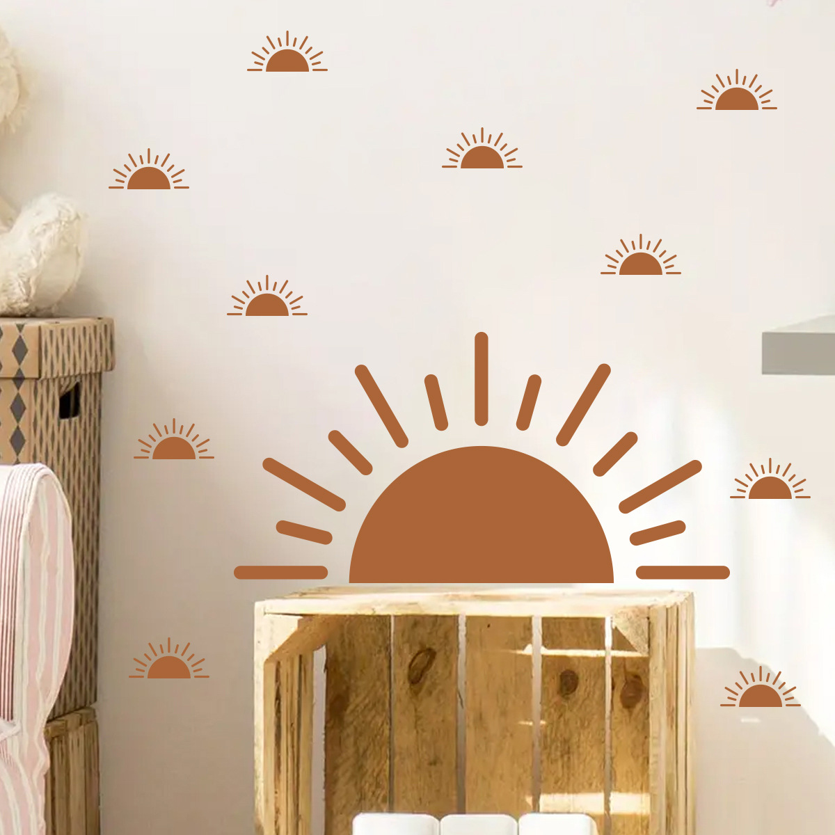 Наклейка на стену в стиле бохо – обзор и цена Baby Nursery Vinyl Wall Stickers